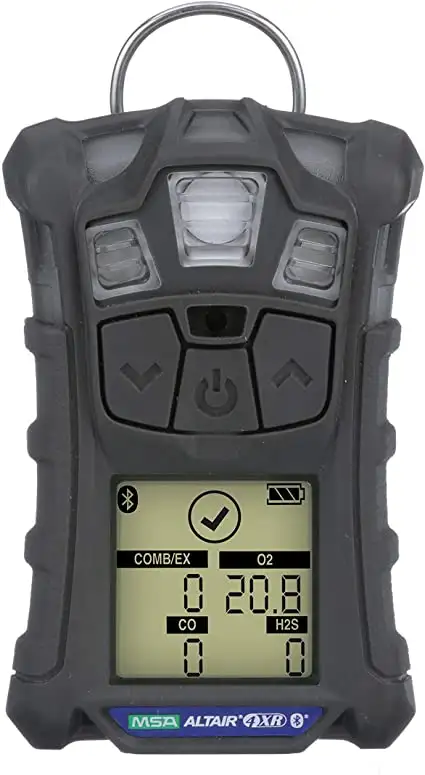 Altair 4XR جهاز محمول متعدد لقياس الاكسجين واول اكسيد الكربون وكبريتيد الهيدروجين والغازات القابلة للاشتعال