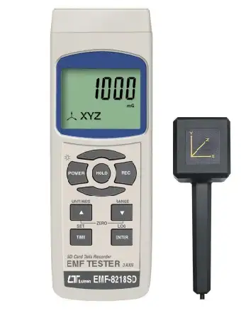 EMF-8218SD   جهاز قياس وتسجيل  شدة المجال الالكترومغناطيسى